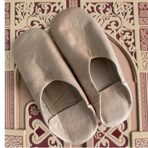 Marokkanske Babouches / Slippers - Sand