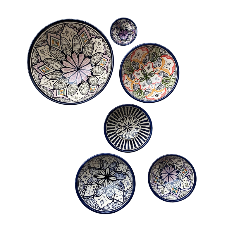 Marokkansk keramikskål - Merete - Billede 2